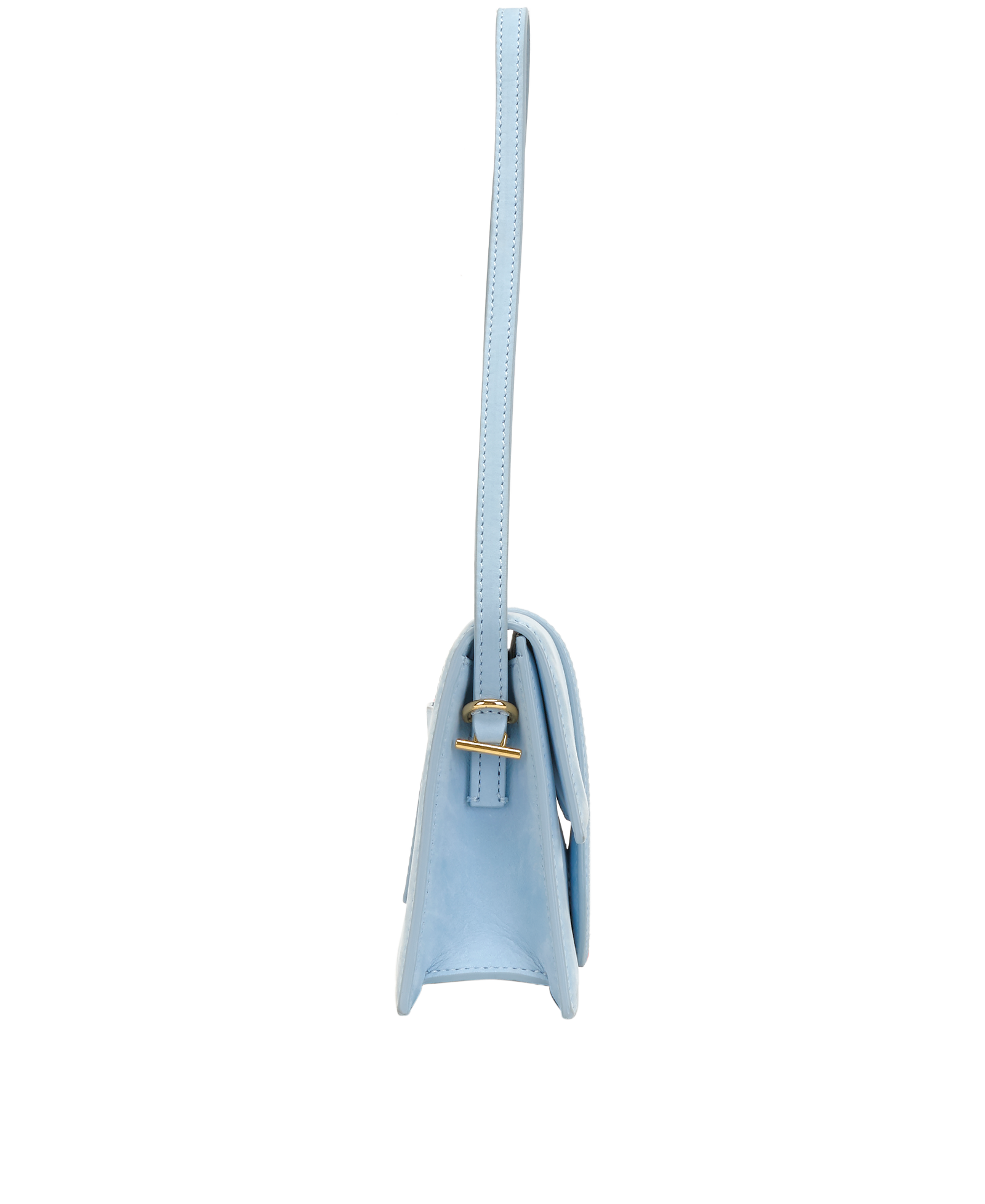 Le Bambino Long, &pound;280, Handbags, Light Blue, Suede, Side view